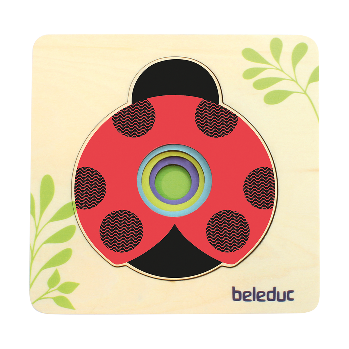 Lagen-Puzzle "Kleiner Marienkäfer" by Beleduc