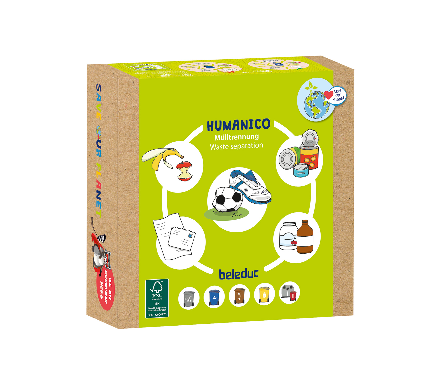 Puzzle HUMANICO "Mülltrennung" by Beleduc