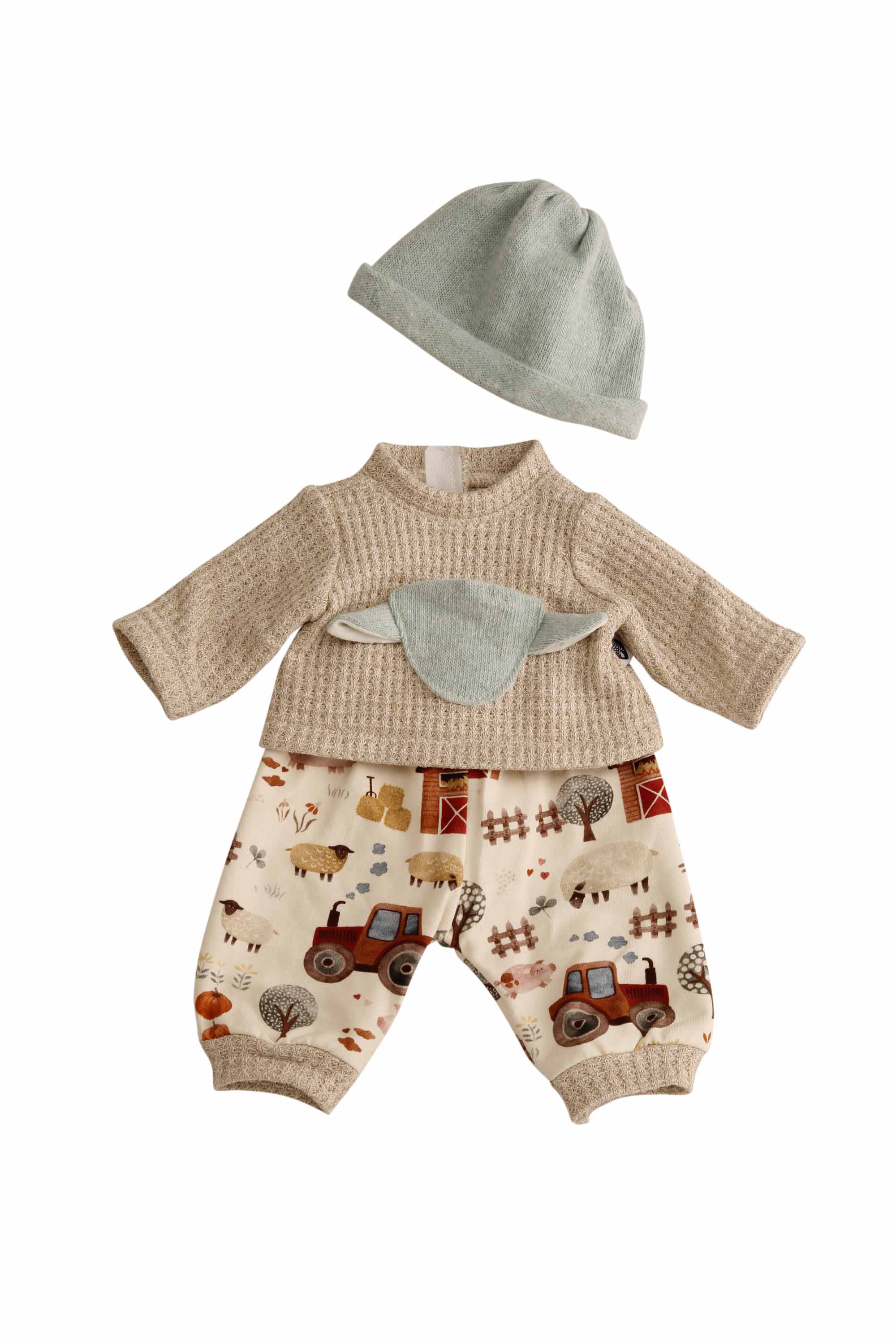 Kleidung zu Trink + Näßbaby 40 cm Finn Bauernhof