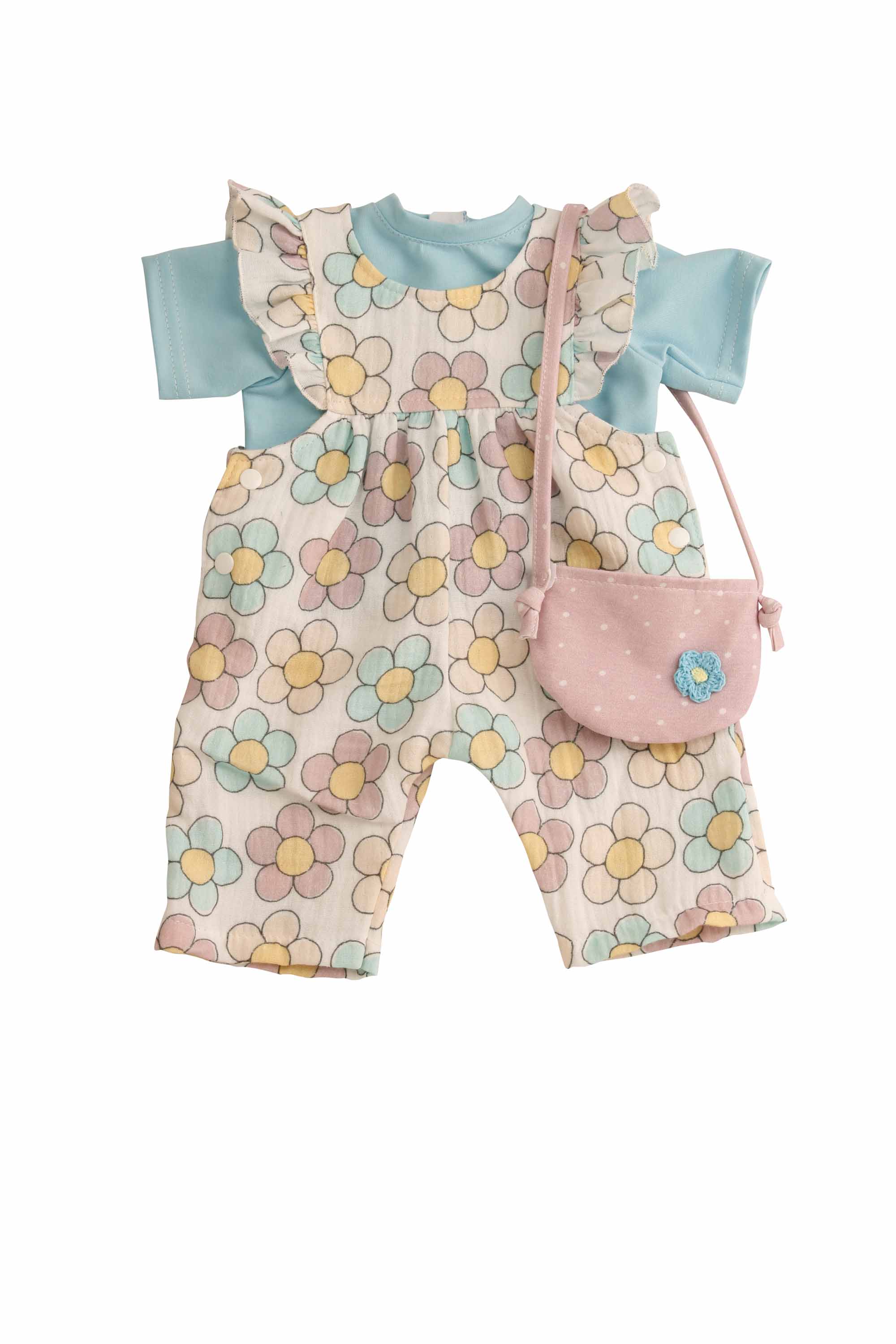 Kleidung zu Stehpuppe 52 cm Elli Kleidung Flower-Power