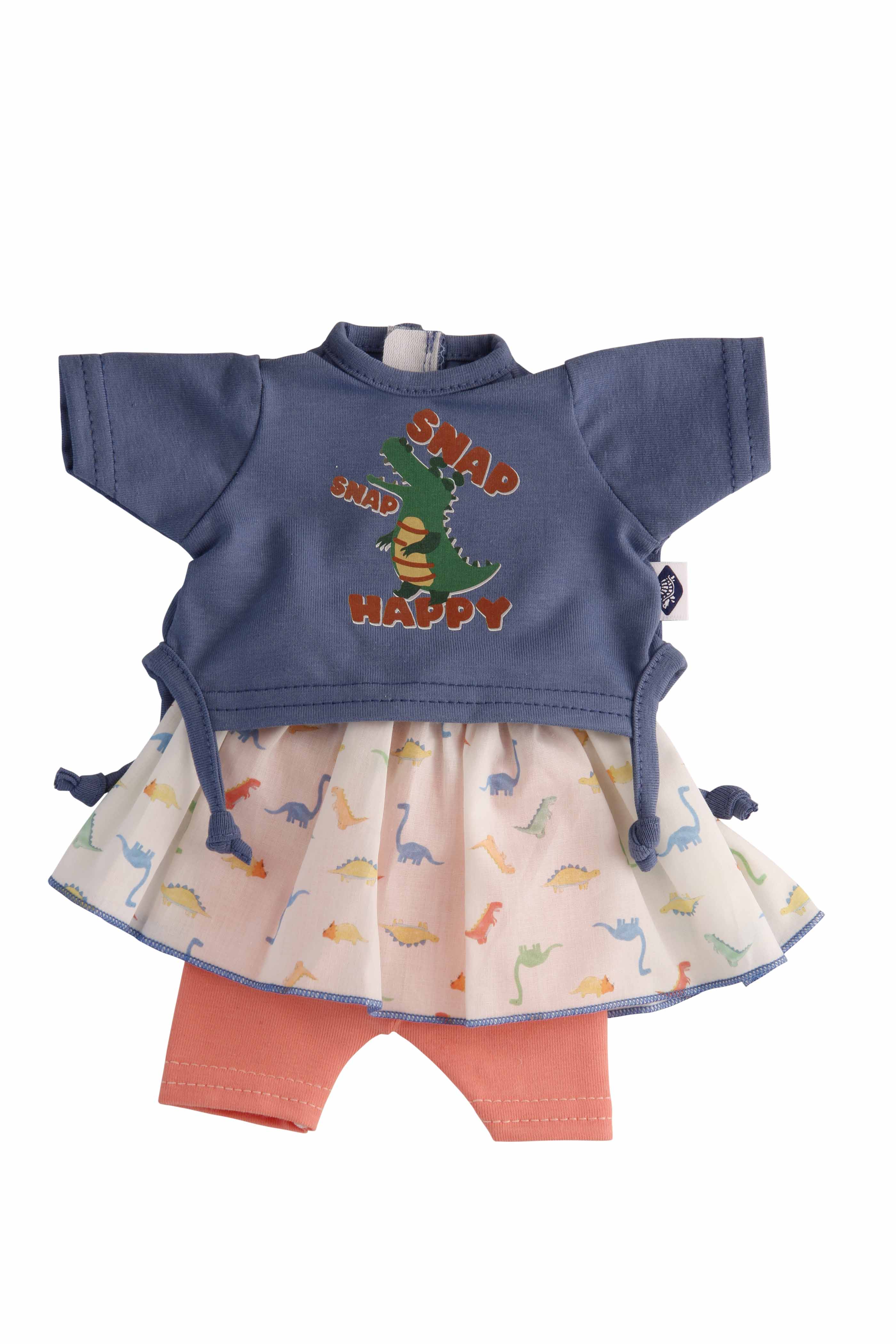 Kleidung zu Puppe Schlummerle 32 cm, sommerlich mit  Dinos
